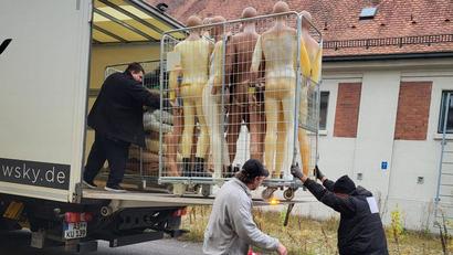 Bild: Wolfgang Eger
Hier zieht Ambergs Militärgeschichte um: Die Militärhistorische Sammlung ist jetzt zurück in der Leopoldkaserne. Die Puppen sollen später auch wieder alte Uniformen aus der Garnisonsstadt Amberg tragen.