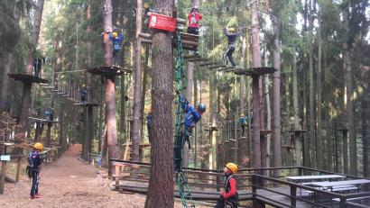 Archivbild: chl
Einen Ausflug in den Hirschauer Hochseilgarten organisiert die Gemeinde Kümmersbruck für Freitag, 23. Mai.