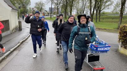 Archivbild: Sebastian Böhm
Bestens gelaunt trotz Schneeregenwetter: In Diendorf wurden im vergangenen Jahr über 2000 Runden gedreht.