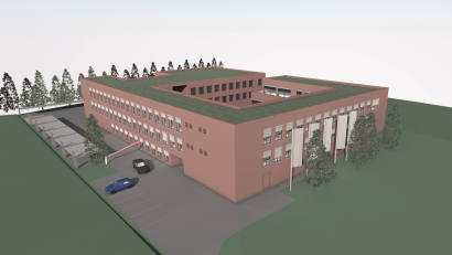 Bild: Winkler Architekten
Der Planungsentwurf für den ILS-Neubau in Wernberg-Köblitz. (Der Entwurf entspricht nicht dem finalen Farbkonzept)