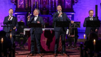 Bild: Wolfgang Steinbacher
Einen Streifzug durch die Melodien der Adventszeit verschiedener Epochen unternehmen die Stimmen der Berge in der Pfarrkirche St. Marien.