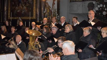 Bild: rgr
Die Chorgemeinschaft "St. Georg" in der Pressather Georgskirche
