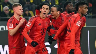 Bild: Federico Gambarini/dpa
Bei Spielern wie Joshua Kimmich (l), Jamal Musiala (M) und Leroy Sané ist die Bayern-Zukunft offen. Selbiges gilt für Alphonso Davies und Kingsley Coman.