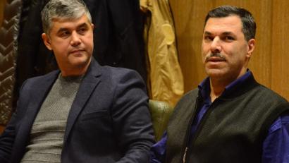 Bild: Kunz
Der neue Hodscha Mehmet Küçük (rechts) und Türkisch-Lehrer Cem Koca.