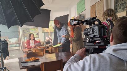 Bild:  Dr. Dieter Reithmeier
Im Schulmuseum in Sulzbach-Rosenberg wurde ein Film über den 200 Jahre alten Beruf des Volksschullehrers gedreht.
