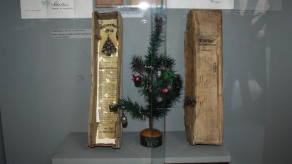 Bild: Renate Gradl
Der Weihnachtsbaum von 1914 ist in der Militärabteilung des Grafenwöhrer Museums zu sehen.