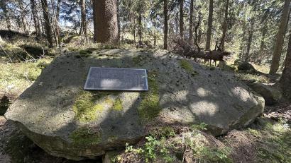 Bild: Harald Judas
Eine Gedenktafel erinnert an einen Flugzeugabsturz am Schneeberggipfel am 30. April 1935.