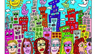 Bild: exb
Weltberühmt: James Rizzis Bild „Summer in the city“.