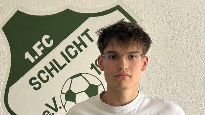 Bild: Thomas Hüttner
Elias Thiem trägt ab Sommer das Trikot des FC Schlicht. Er kommt vom FC Amberg.