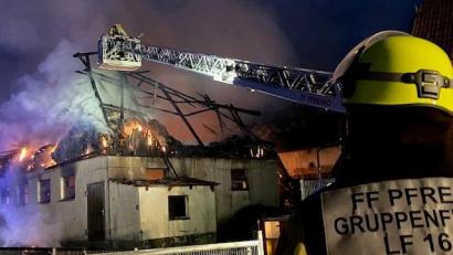 Archivbild: cv
Bei dem Feuer am 14. April in Wiesensüß ist hoher Sachschaden entstanden.