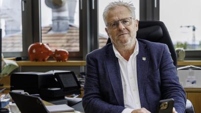 Archivbild: Hösamer
Tritt Oberbürgermeister Andreas Feller bei der Wahl 2026 an? Die CSU hat ihn nicht mehr nominiert.