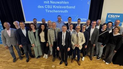 Bild: CSU-Kreisverband Tirschenreuth
Der neue CSU-Kreisvorstand.