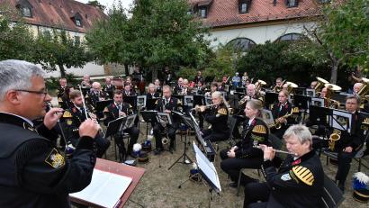Archivbild: Petra Hartl
Traditionell eröffnet und beendet die Knappschaftskapelle Amberg die Saison der Sonntagsserenaden.