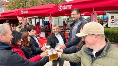 Bild: Gabi Schönberger
Der Oberpfalz-Tag in Tirschenreuth war die Generalprobe der Brauerei Molter zur anstehenden Bewirtschaftung des Weidener Bürgerfests.