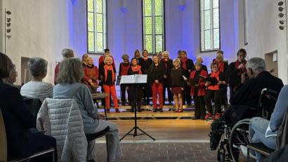 Bild: Marko Pammer
Der Frauenchor "dezibella".