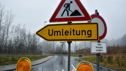Symbolbild: Stephan Huber
Straßensperrung in Reuth