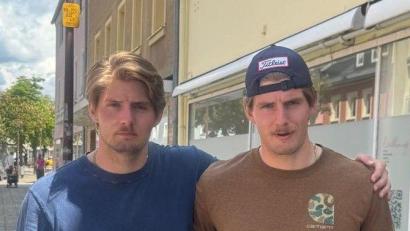 Bild: Tim Berlin
Die Zwillingsbrüder Tim (links) und Tom Berlin. werden für die Wild Lions Amberg auf Punktejagd gehen.