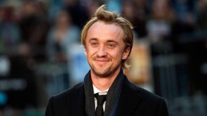 Bild: Will Oliver/EPA/dpa
Als Draco mit platinblondem Haar - privat auch ohne
