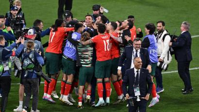 Bild: Sven Hoppe/dpa
Jubel: Portugal ist nun Rekordsieger.