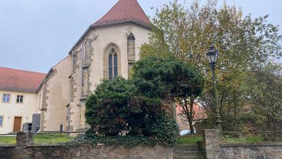 Archivbild: Wilhelm Amann
Das Umfeld der Spitalkirche in Nabburg soll aufgehübscht werden.
