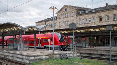 Bild: Daniel Vogl/dpa
Der Bahnhof Bamberg war Schauplatz eines ungewöhnlichen Notfalls. (Symbolbild)