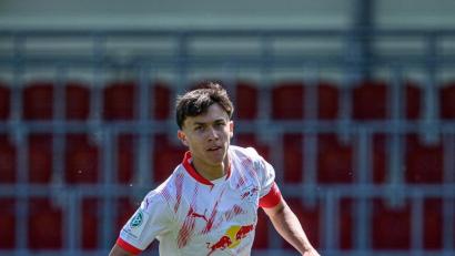 Bild: Langsteiner/privat
Der Grünlaser Toni Langsteiner im Trikot von RB Leipzig.