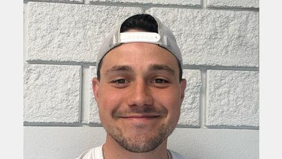 Bild: Nolan Gardiner/exb
Neuzugang Nolan Gardiner freut sich auf seine Zeit beim ERSC Amberg.