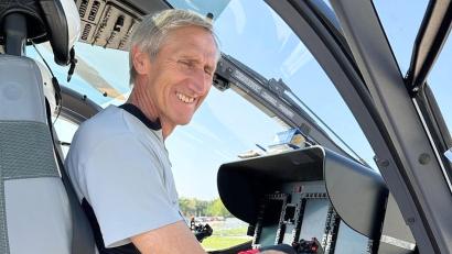 Bild: Privatarchiv Markus Schäffler
Markus Schäffler ist Hubschrauberpilot