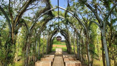 Bild: Brigitte Grüner
Der Frankenpfalz-Posaunentag mit rund 80 Bläsern findet an der Weidenkirche in Plech statt.