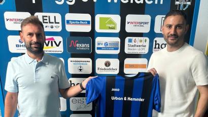 Bild: Hügel/SpVgg SV Weiden
Marco Lorenz (links) und Chousein Chousein freuen sich, künftig die sportlichen Belange des Vereins mitzugestalten.