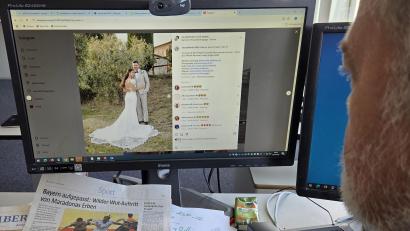 Bild: Markus Bleisteiner
Ein echter Hingucker: Sara Däbritz veröffentlicht via Instagram Hochzeitsbilder, die sie und ihren Lukas zeigen.