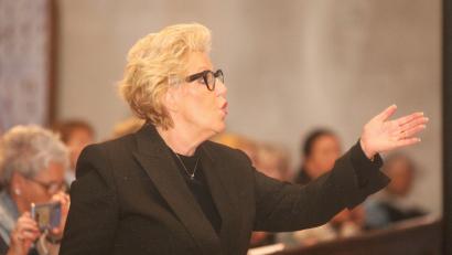 Archivbild: Hirsch
Stefanie Zühlke-Schmidt leitet seit der Gründung 2011 den Chor der Witt-Gruppe. Ab Donnerstag kommt ein weiterer Chor hinzu.