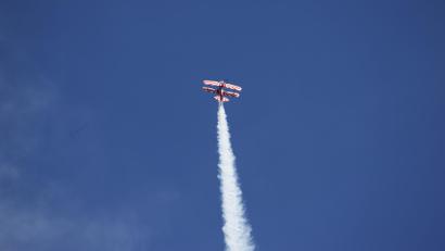 Bild: Luftsportgruppe Amberg e. V.
Beim Amberger Flugtag geht es hoch hinaus.