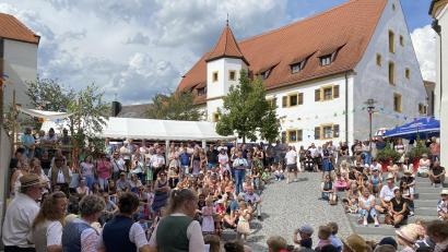 Archivbild: aub
Im Spitalhof findet vom 5. Bis 7. Juli die Nabburger Kirwa statt.