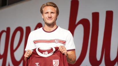 Bild: Gschlößl/SSV Jahn
Felix Strauss trägt künftig das Jahn-Trikot.