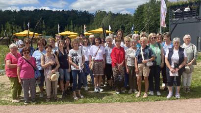 Bild: Josef Glas
Die Damen der Gymnastikgruppe des TSV Tännesberg waren von der Landesgartenschau in Furth im Wald begeistert.