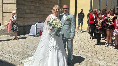 Bild: Jasmin Bauer
Sophia Heindl-Liebner und Nico Heindl haben sich am vergangenen Samstag das Jawort in der Kirche in Waldeck gegeben.