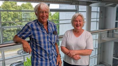 Bild: wüw
Matthias Langer und Constanze Schöner setzen sich für Israel und Juden in Deutschland ein.