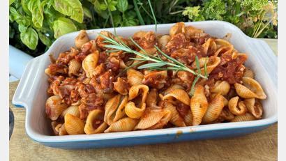 Bild: Michael Schiffer
Gnocchetti mit Hähnchen-Tomaten-Rosmarin-Ragu.