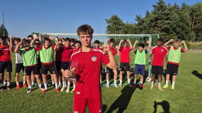 Bild:  Bayerischer Fußball-Verband e.V.
Paul Päselt gewinnt den Bayerntreffer im Mai.