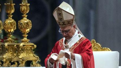 Bild: Andrew Medichini/AP/dpa
Papst Leo XIV. wird in Castel Gandolfo auch mehrere Messen lesen.