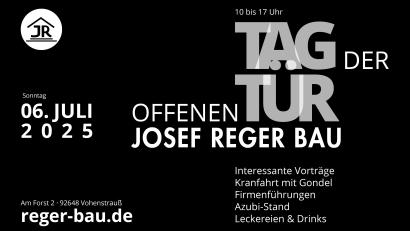 Bild: bildraumwest
Am Sonntag, 6. Juli, lädt Josef Reger Bau zum Tag der offenen Tür ein.