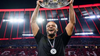 Bild: Tom Weller/dpa
Bayern-Trainer Vincent Kompany will mit dem FC Bayern wieder Meister werden.