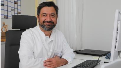 Bild: Wolfgang Steinbacher
Dr. Ahmet Mestan ist neuer Chefarzt der Unfallchirurgie am Amberger Klinikum.
