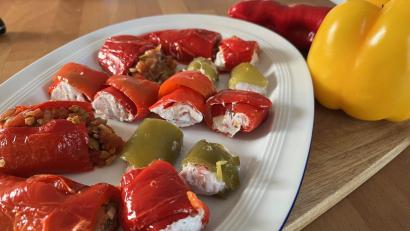 Bild: Michael Schiffer
Dreierlei Tapas mit Paprika nach dem Rezept von OWZ-Küchenchef Michael Schiffer.