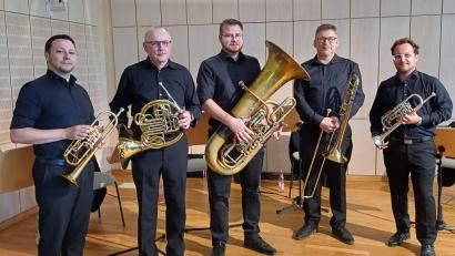 Bild: Nopf Brass/exb
Nordoberpfalz-Brass-Ensemble tritt bei den Wurzer Sommerkonzerten auf.