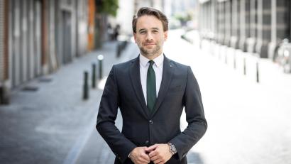 Bild: Akos Kaiser
Severin Hirmer wurde mit 99,4 Prozent als Vizepräsident der Jungen Europäischen Volkspartei (YEPP) bestätigt.