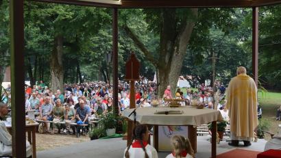 Bild: mfh
Der Festgottesdienst am Samstag mit Pater Alfred Lindner war sehr gut besucht.
