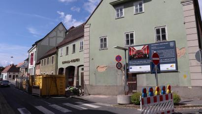 Bild: Stadt Tirschenreuth, Mirko Streich
Die aktuelle Baustelle am Tirschenreuther Luitpold-Theaters