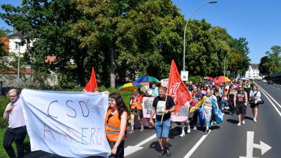 Archivbild: Petra Hartl
Christopher Street Day (CSD), hier ein Bild von 2023, findet in Amberg am 2. August statt.